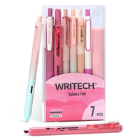 Journal Pen Set Pinks 7pcs - Writech - Under the Rowan Trees