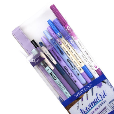 Journal Pen Set - Create Your Planner Aesthetic-Pens-Writech-Blue/Green