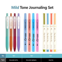 Journaling Pen Set 12 pcs Mild Colours - Writech - Under the Rowan Trees