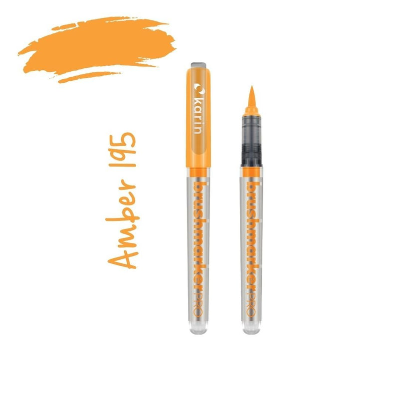 Karin Brushmarker Pro - Colourful Brush Pens-Pens-Karin-Amber