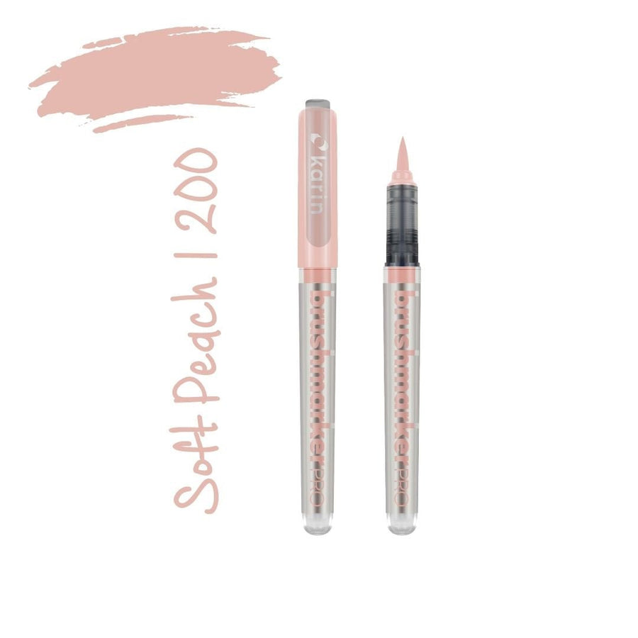 Karin Brushmarker Pro - Colourful Brush Pens-Pens-Karin-Soft Peach 1