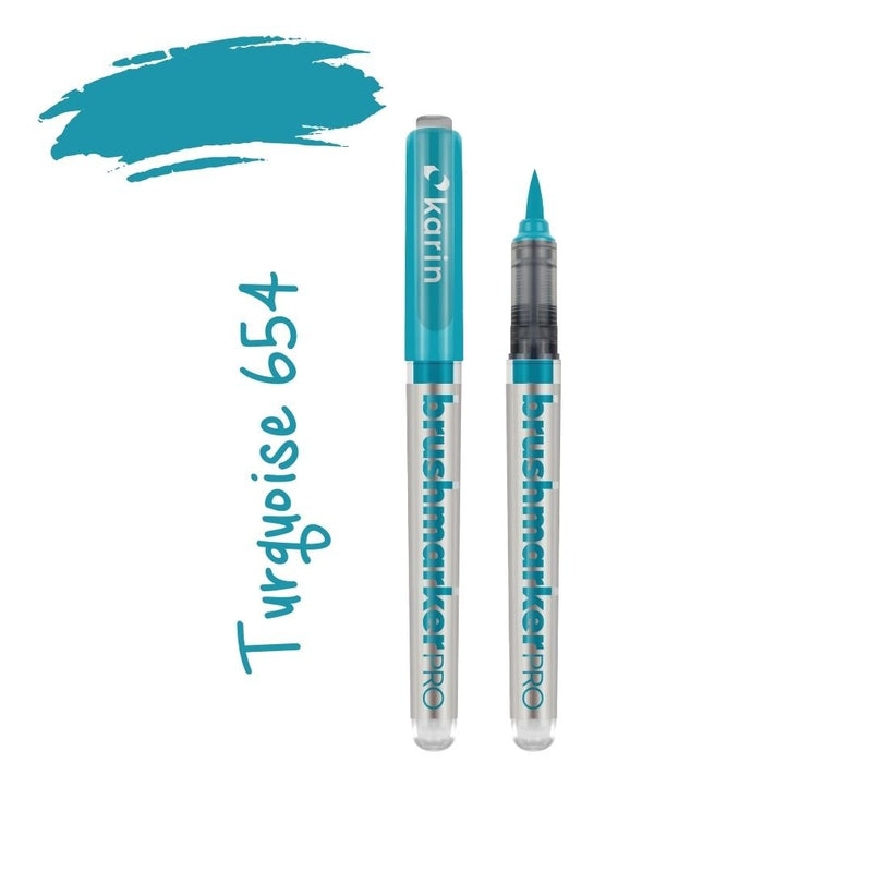 Karin Brushmarker Pro - Colourful Brush Pens-Pens-Karin-Turquoise