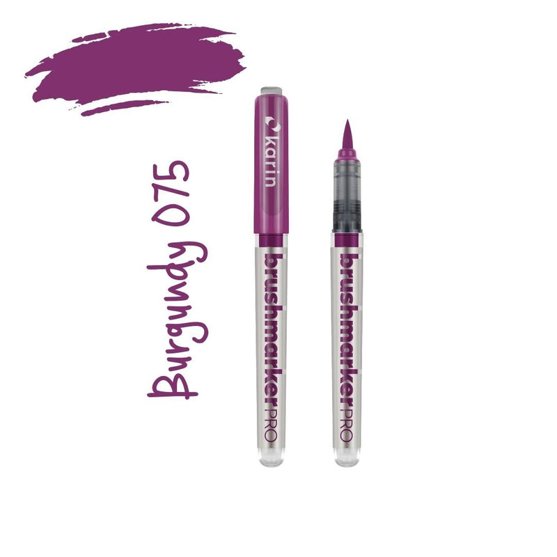Karin Brushmarker Pro - Colourful Brush Pens-Pens-Karin-Burgundy