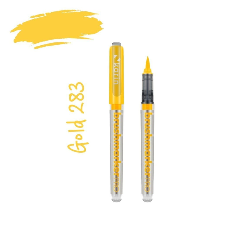 Karin Brushmarker Pro - Colourful Brush Pens-Pens-Karin-Gold