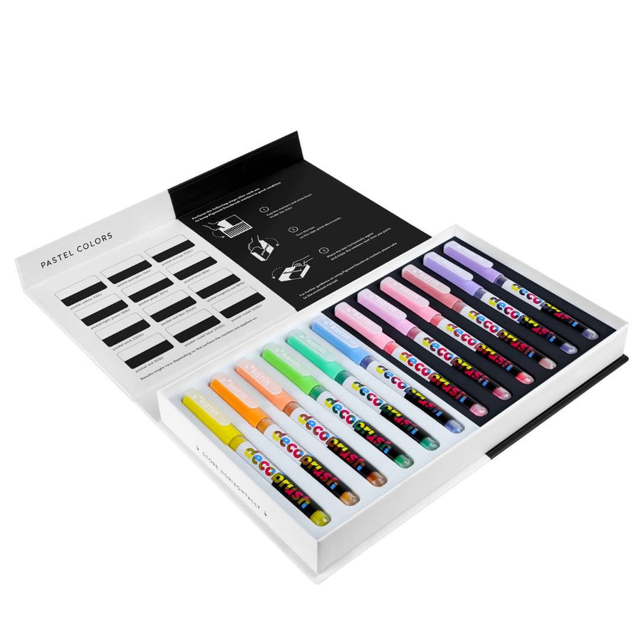 Karin Pigment Decobrush 12 Pastel Colours - Karin