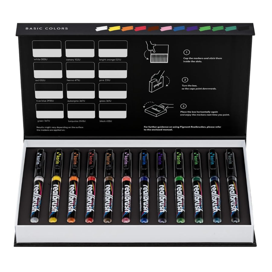 Karin Realbrush Pigment Basic Colours Collection - Karin