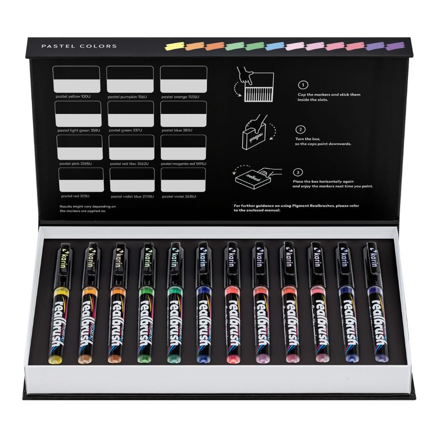 Karin Realbrush Pigment Pastel Colours Collection - Karin