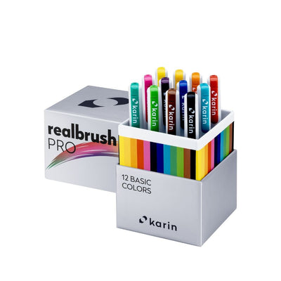 Karin Realbrush Pro 12 Basic Colours - Karin
