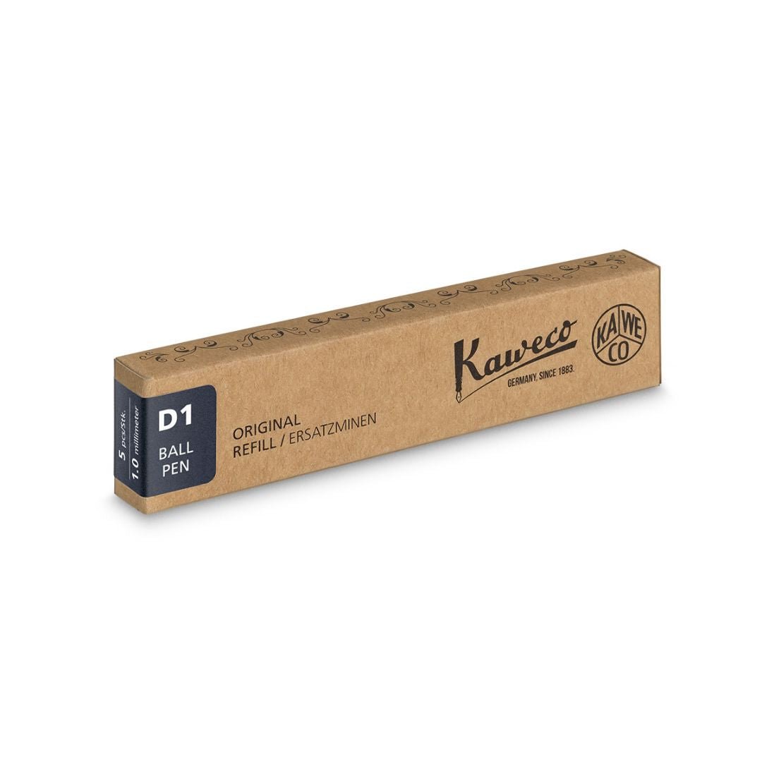 Kaweco D1 Ballpoint Pen Refills - Black - Kaweco