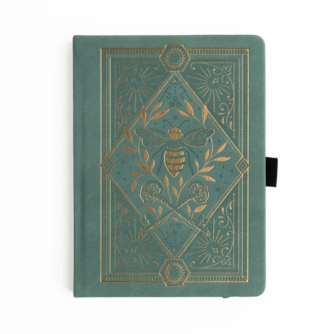 Keeper of the Bees in Soft Teal Luxury Journal Archer & Olive - B6 - Archer & Olive