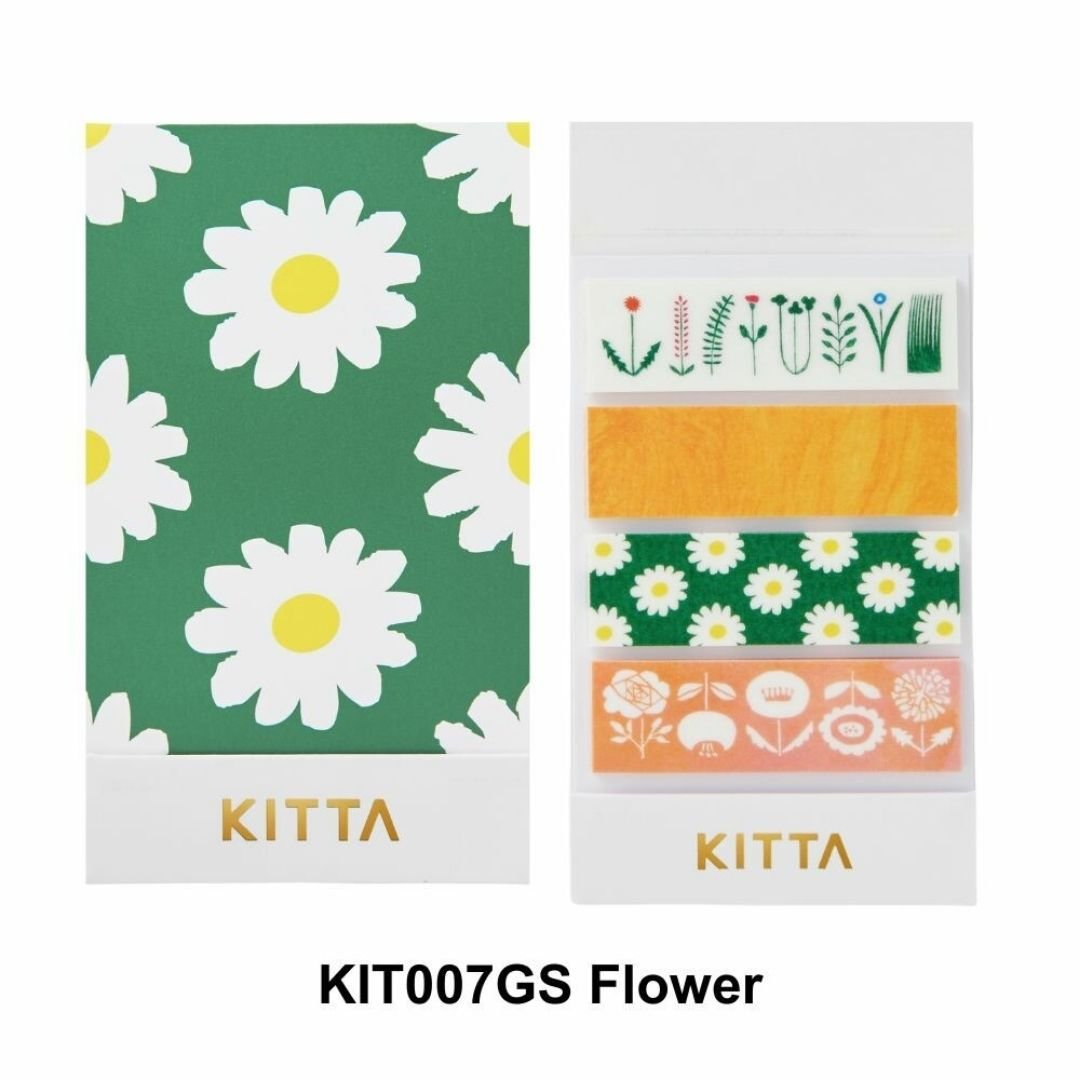 KITTA Basic Flowers Washi Paper Strips - King Jim