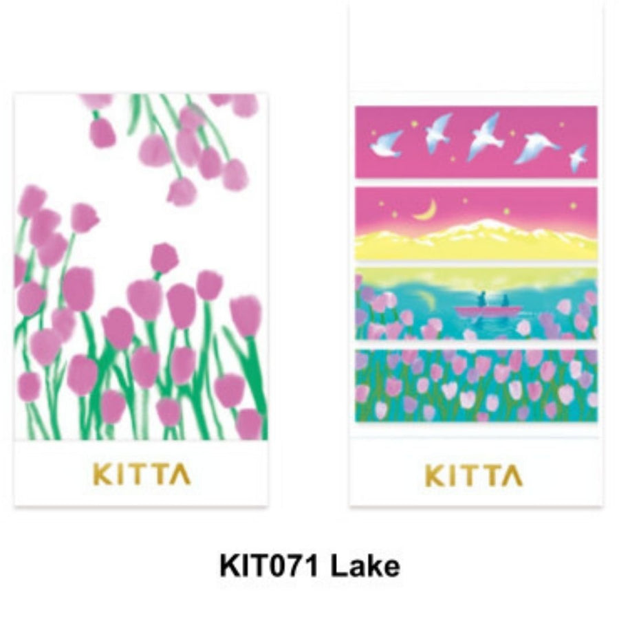 KITTA Basic Lake Washi Paper Strips - King Jim