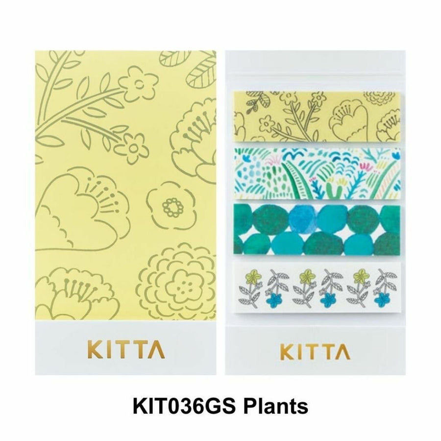 KITTA Basic Plants Washi Paper Strips - King Jim