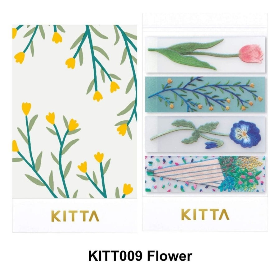 KITTA Clear Flower PET Strips - King Jim