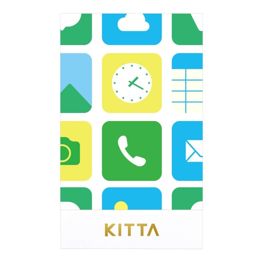 KITTA Clear Icon Theme PET Stickers - King Jim
