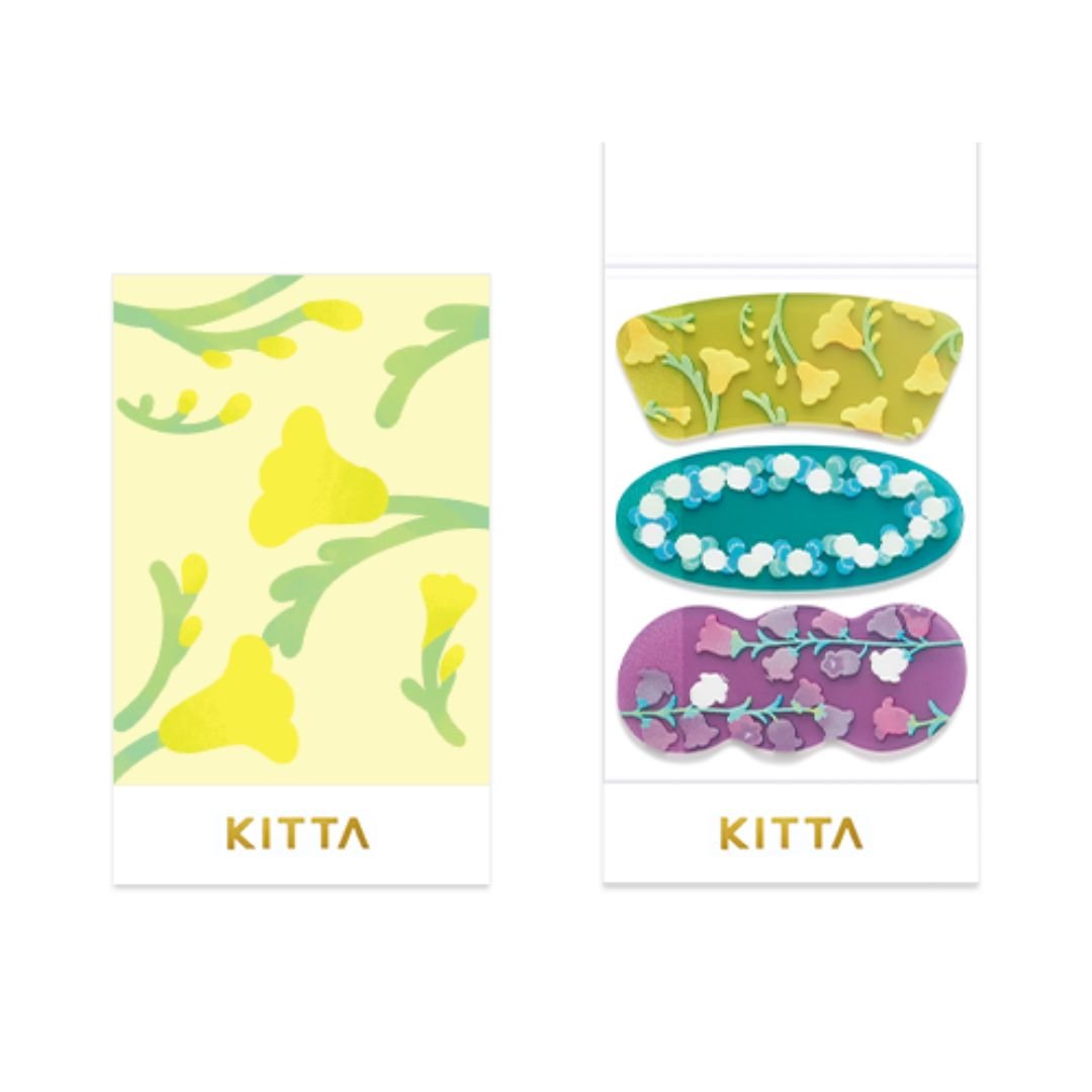 KITTA Clear Petal Washi Tape Strips - King Jim - Under the Rowan Trees