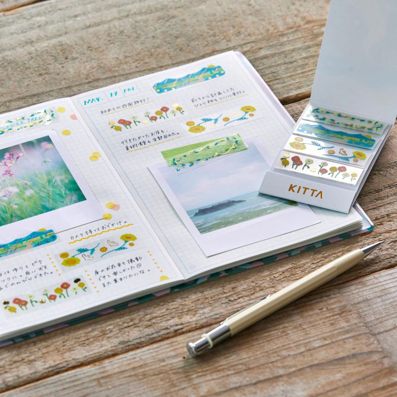 KITTA Clear Shine Washi Tape Strips - King Jim - Under the Rowan Trees