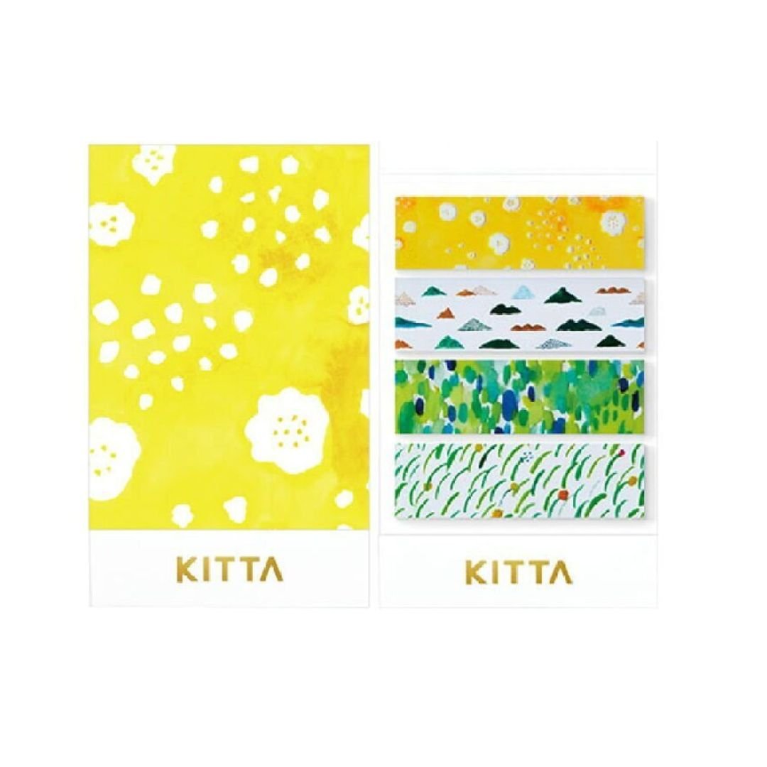 KITTA Clear Washi Tape Strips - Mountain Belt - King Jim