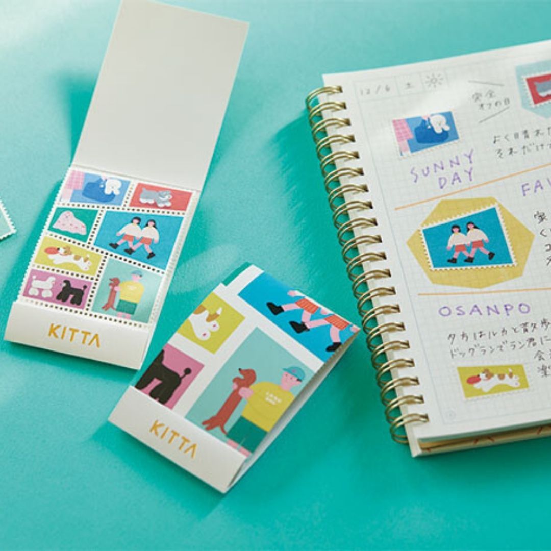 KITTA Special Doggy Washi Paper Stickers - King Jim