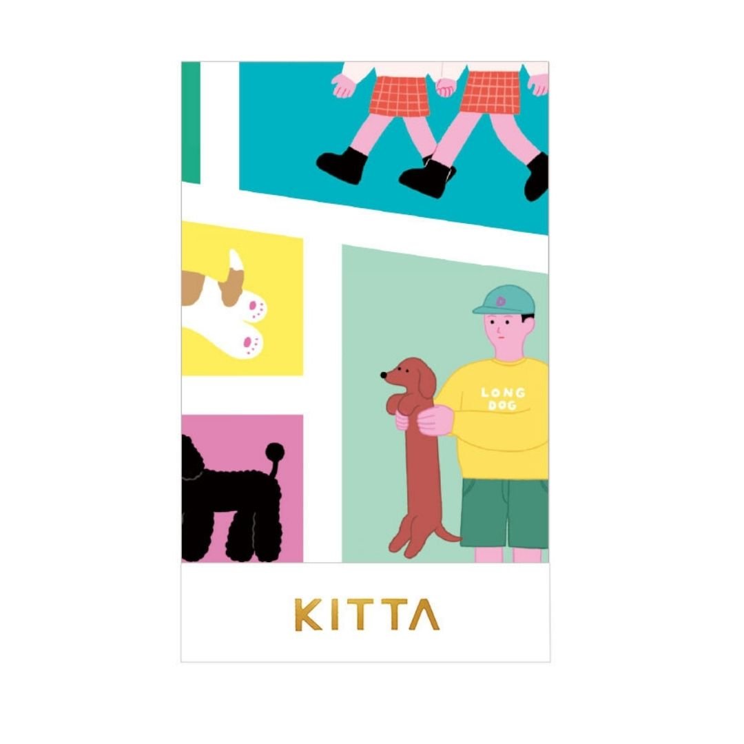 KITTA Special Doggy Washi Paper Stickers - King Jim