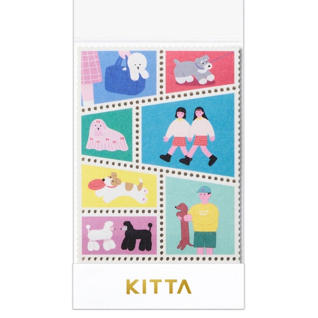 KITTA Special Doggy Washi Paper Stickers - King Jim