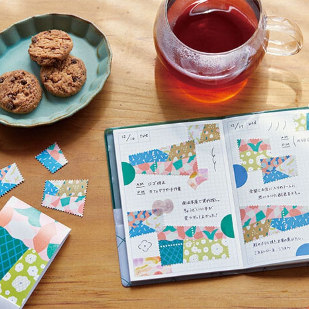 KITTA Special Patchwork Washi Paper Stickers - King Jim