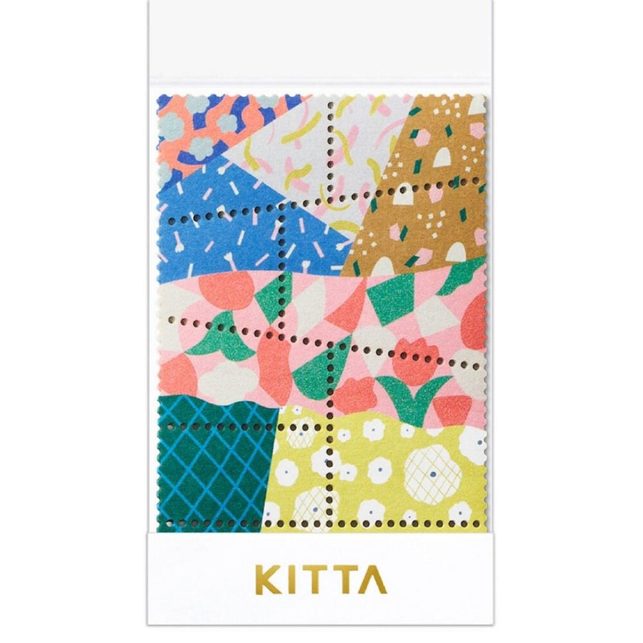 KITTA Special Patchwork Washi Paper Stickers - King Jim