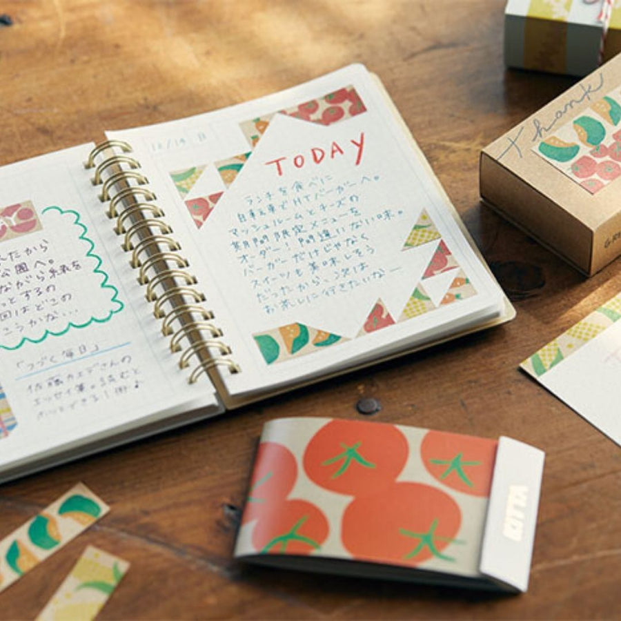 KITTA Special Vegetables Kraft Paper Stickers - King Jim