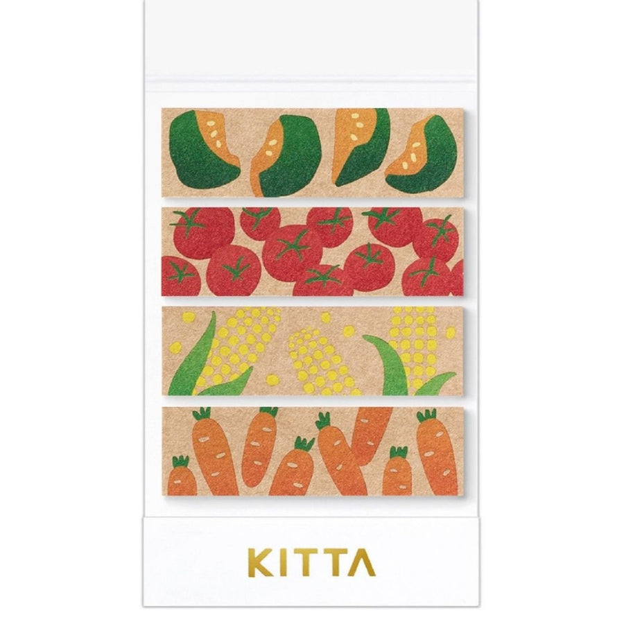 KITTA Special Vegetables Kraft Paper Stickers - King Jim