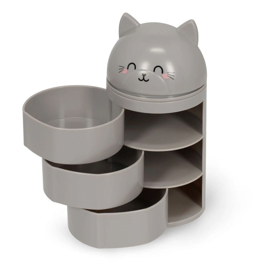 Kitty Desk Organiser - Legami - Under the Rowan Trees