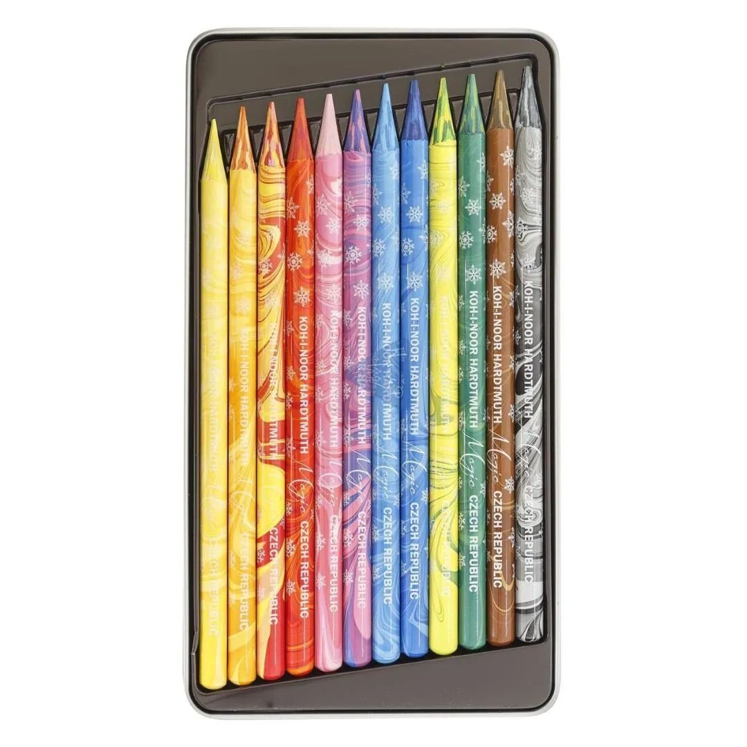 Koh I Noor Magic Woodless Pencils x12 - Koh I Noor