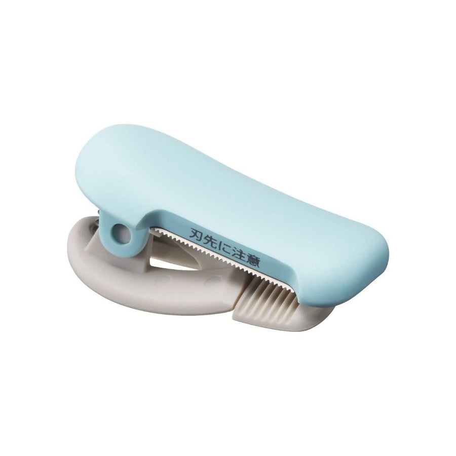 Kokuyo Tape Cutter Clip KaruCut 10-15mm - Pastel Blue - Kokuyo