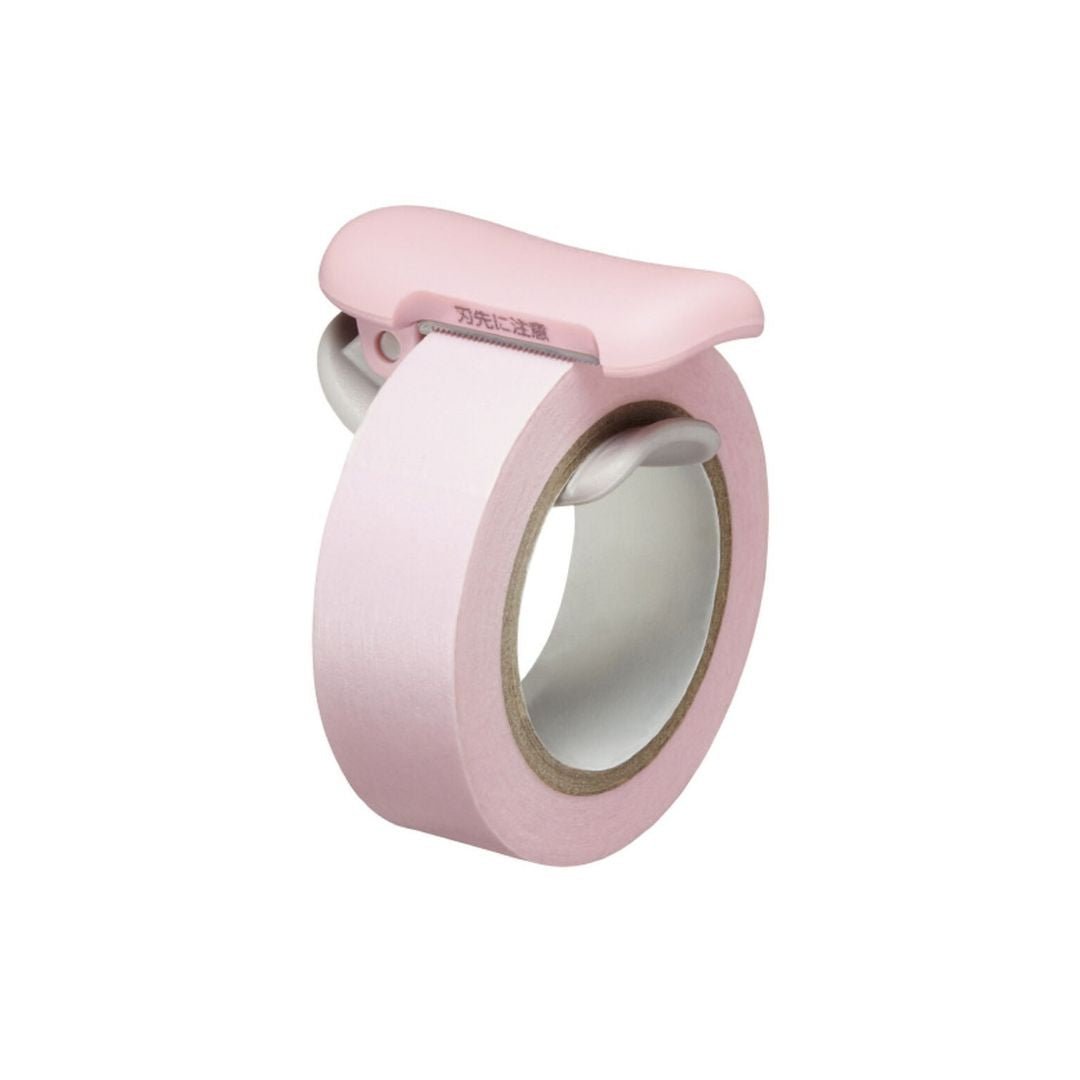 Kokuyo Tape Cutter Clip KaruCut 10-15mm - Pastel Pink - Kokuyo