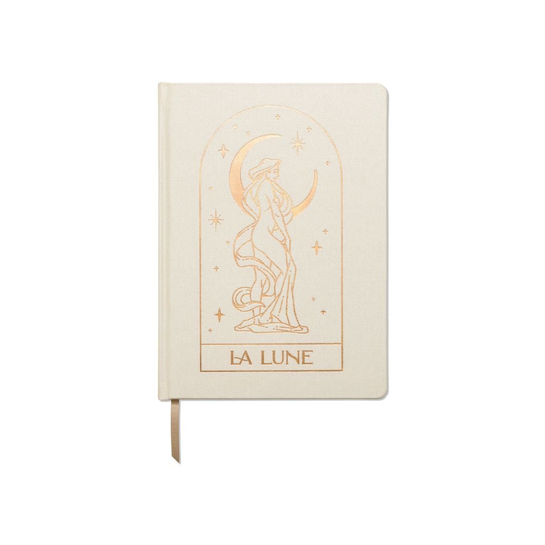 La Lune Bookcloth Jumbo Journal - Designworks Collective - Under the Rowan Trees