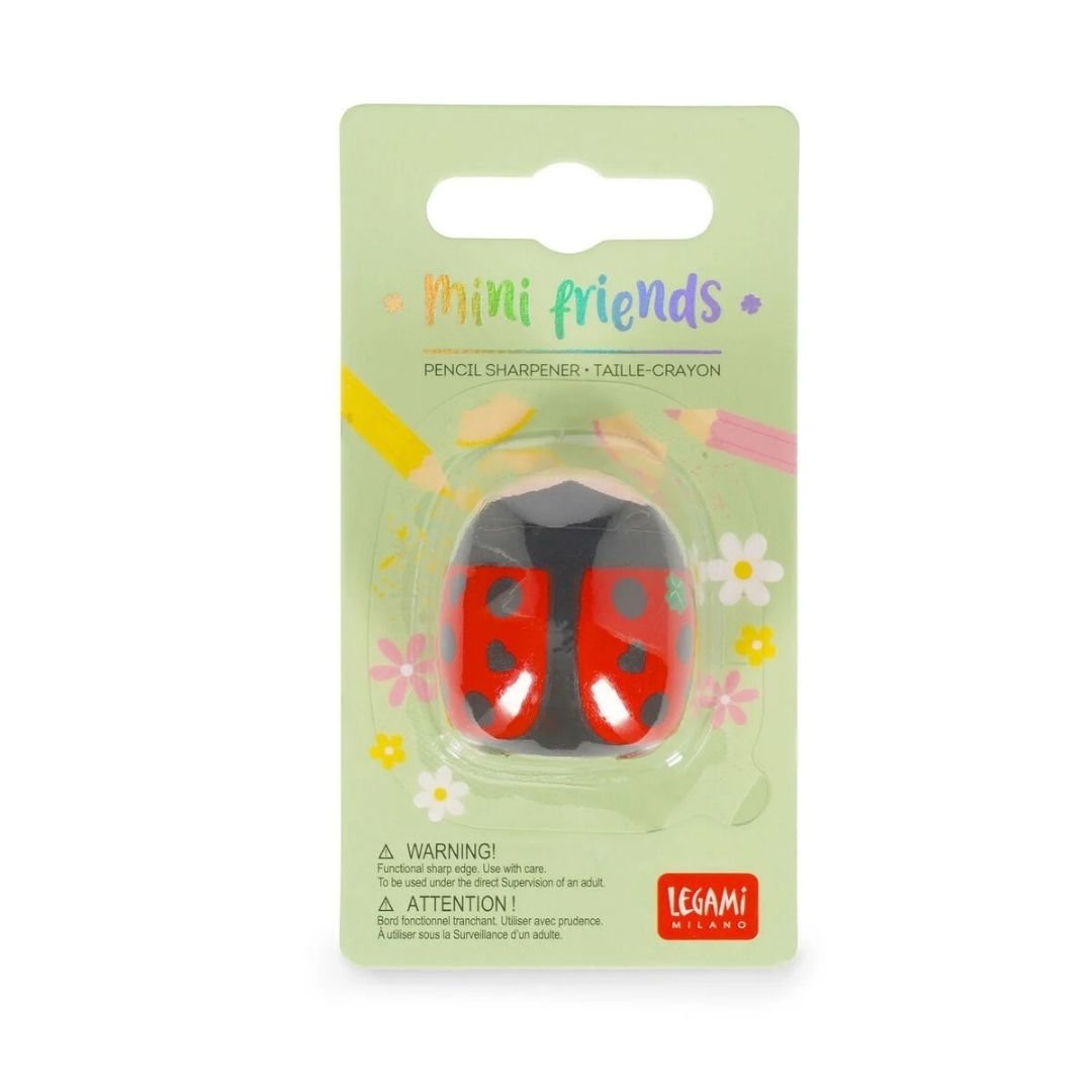 Ladybug Pencil Sharpener- Mini Friends - Legami