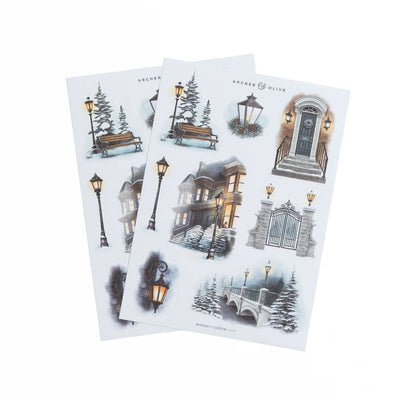 Lamp Post Sticker Set - Archer & Olive