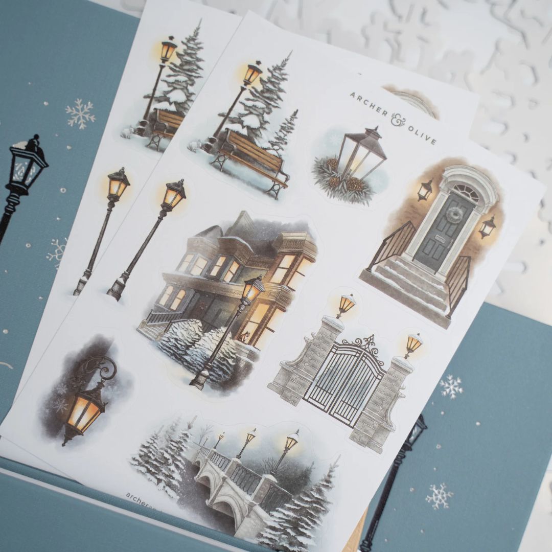 Lamp Post Sticker Set - Archer & Olive