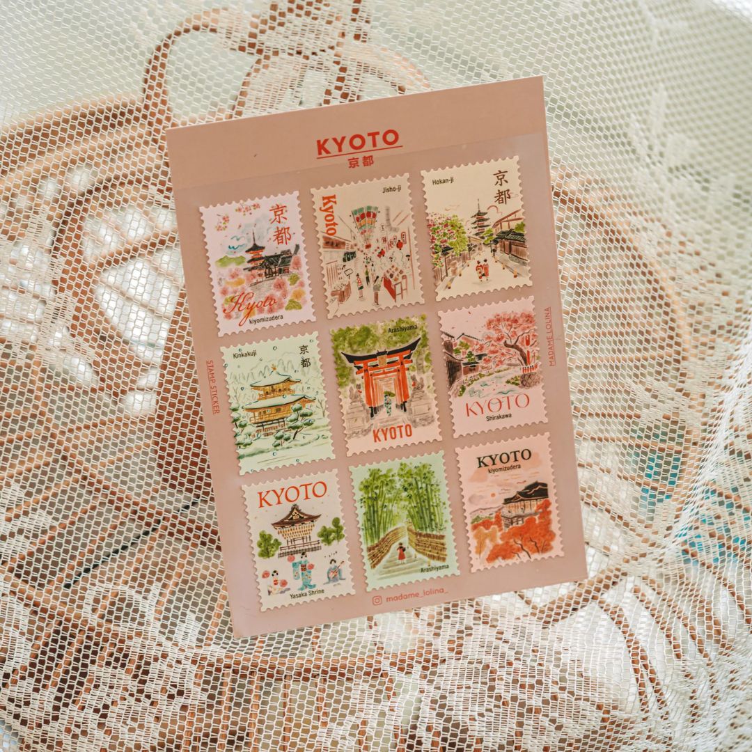 L'Après - Midi Postage Stamp Stickers - Hong Kong - L'Après - Midi