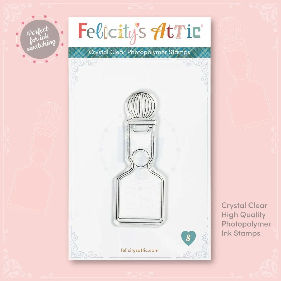 Large Ink Bottle Clear Stamp - Set S - Felicity's Attic