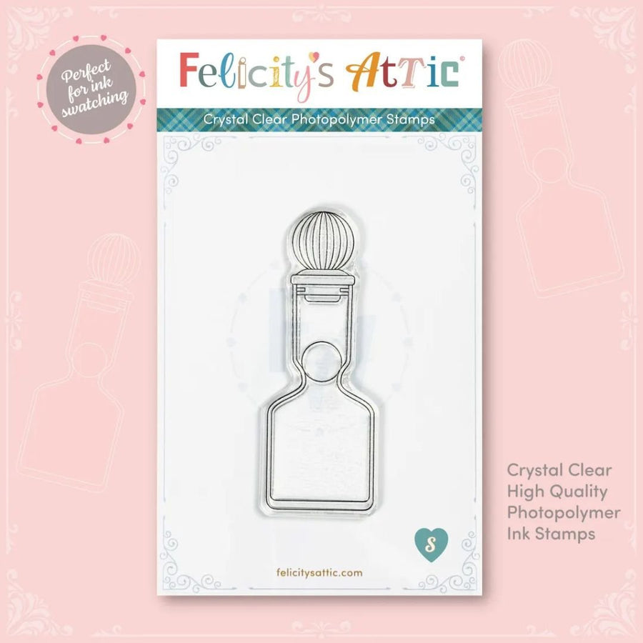 Large Ink Bottle Clear Stamp - Set S - Felicity's Attic