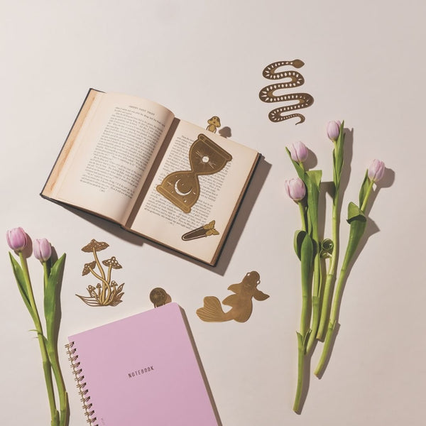 Metal Bookmarks-Bookmarks-Designworks Collective-Leaf
