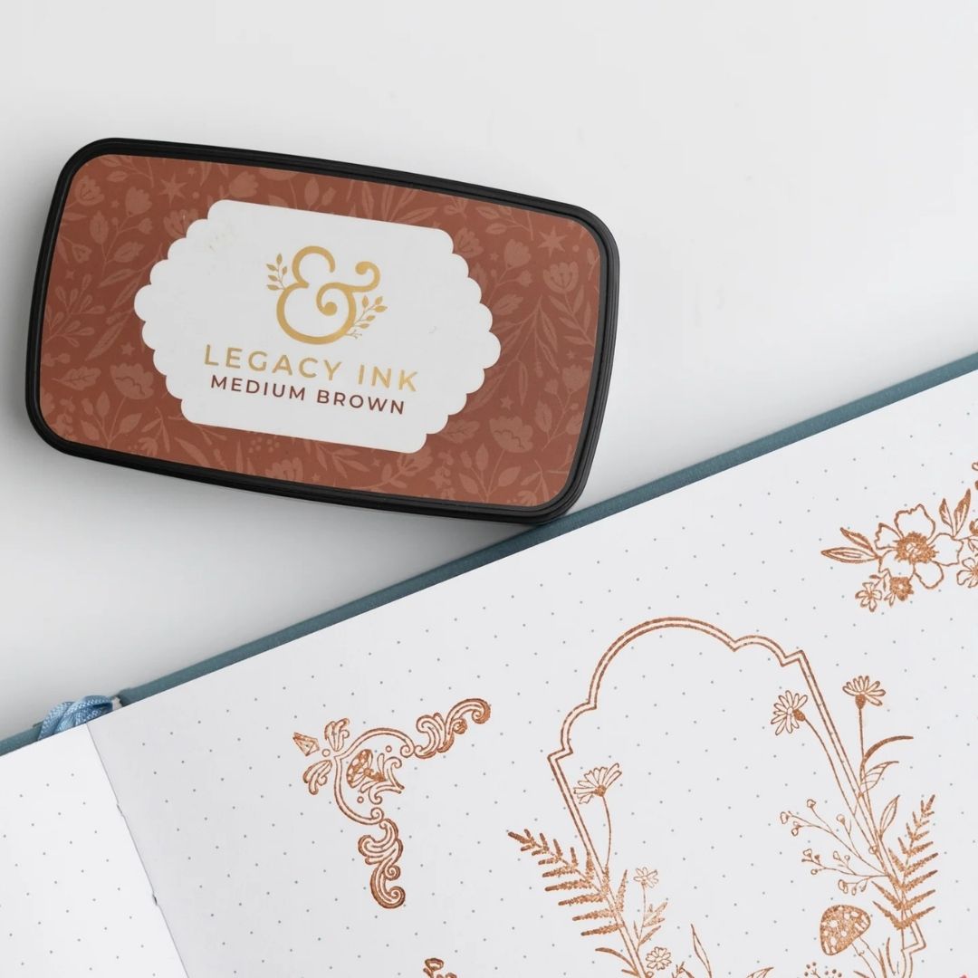 Legacy Ink Pad Medium Brown - Archer & Olive - Archer & Olive