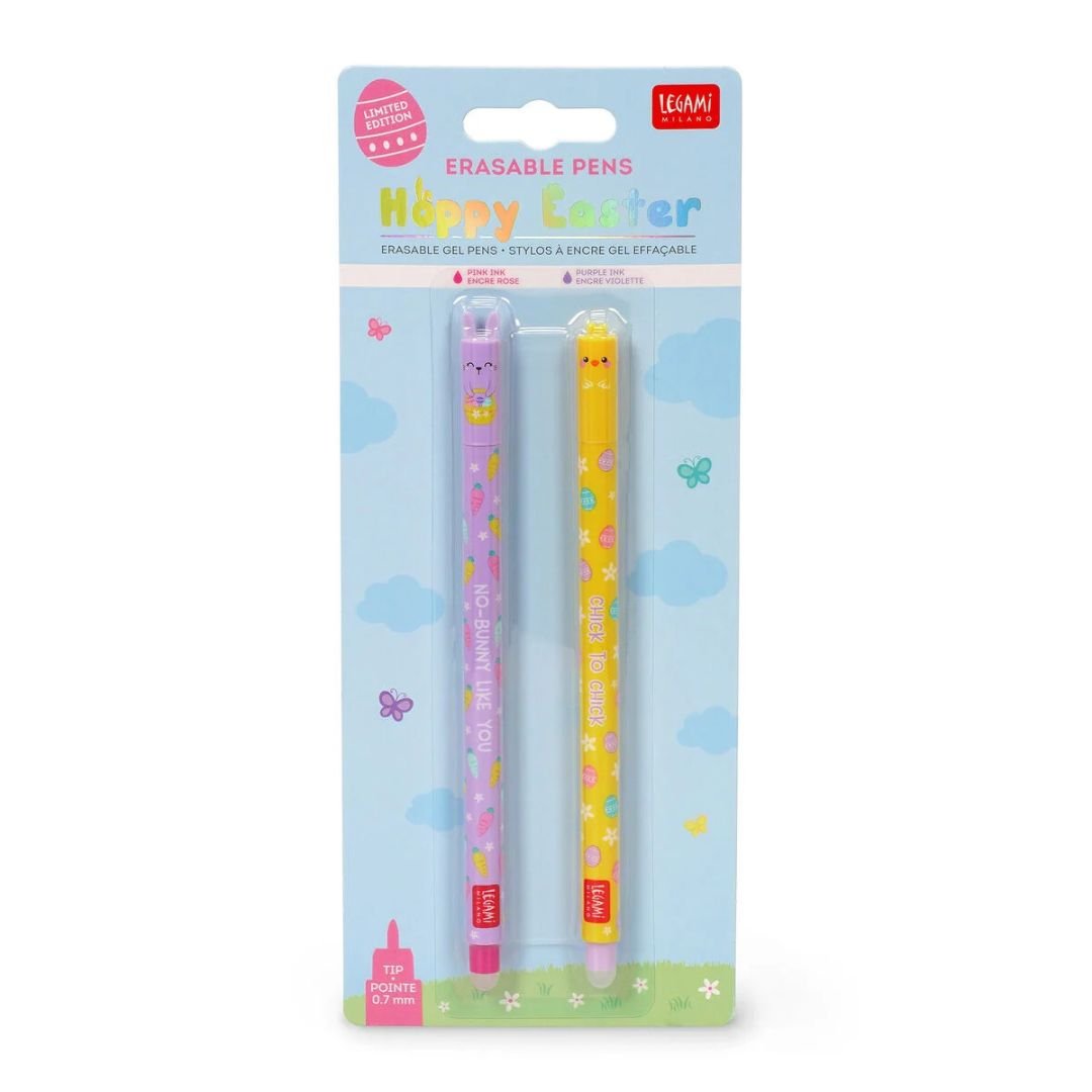 Legami Erasable Pens Hoppy Easter - Set of 2 - Legami - Under the Rowan Trees