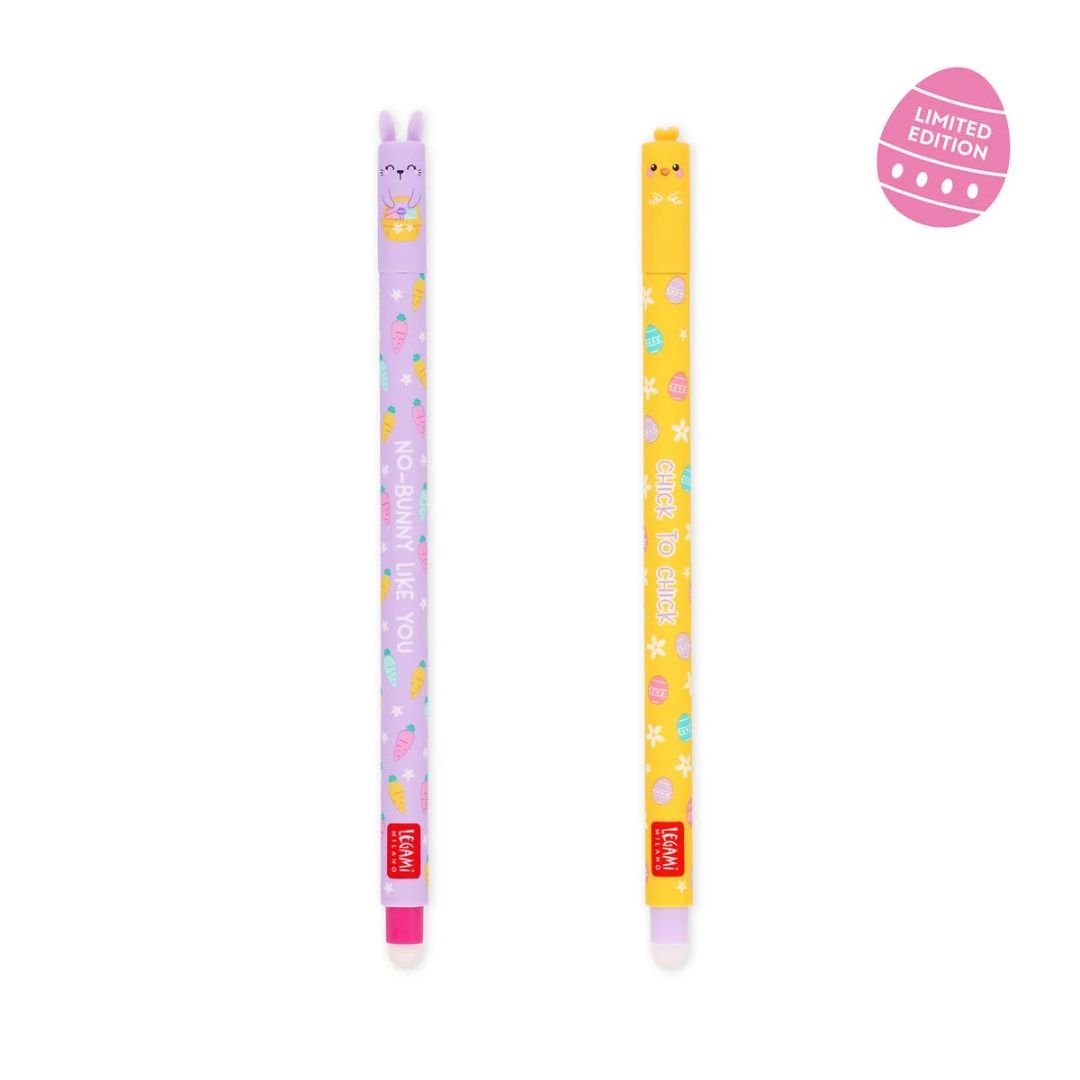 Legami Erasable Pens Hoppy Easter - Set of 2 - Legami - Under the Rowan Trees