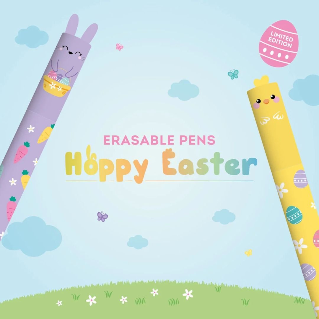 Legami Erasable Pens Hoppy Easter - Set of 2 - Legami - Under the Rowan Trees