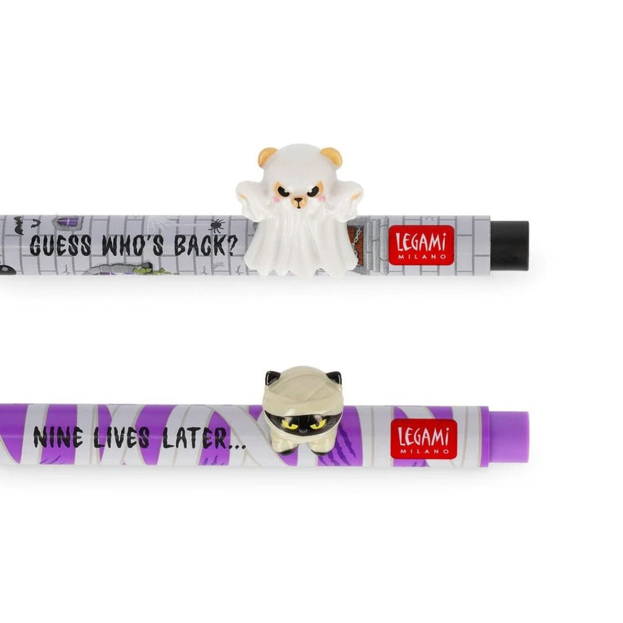 Legami Lovely Friends Gel Pens - Spooky Party Set of 2 - Legami