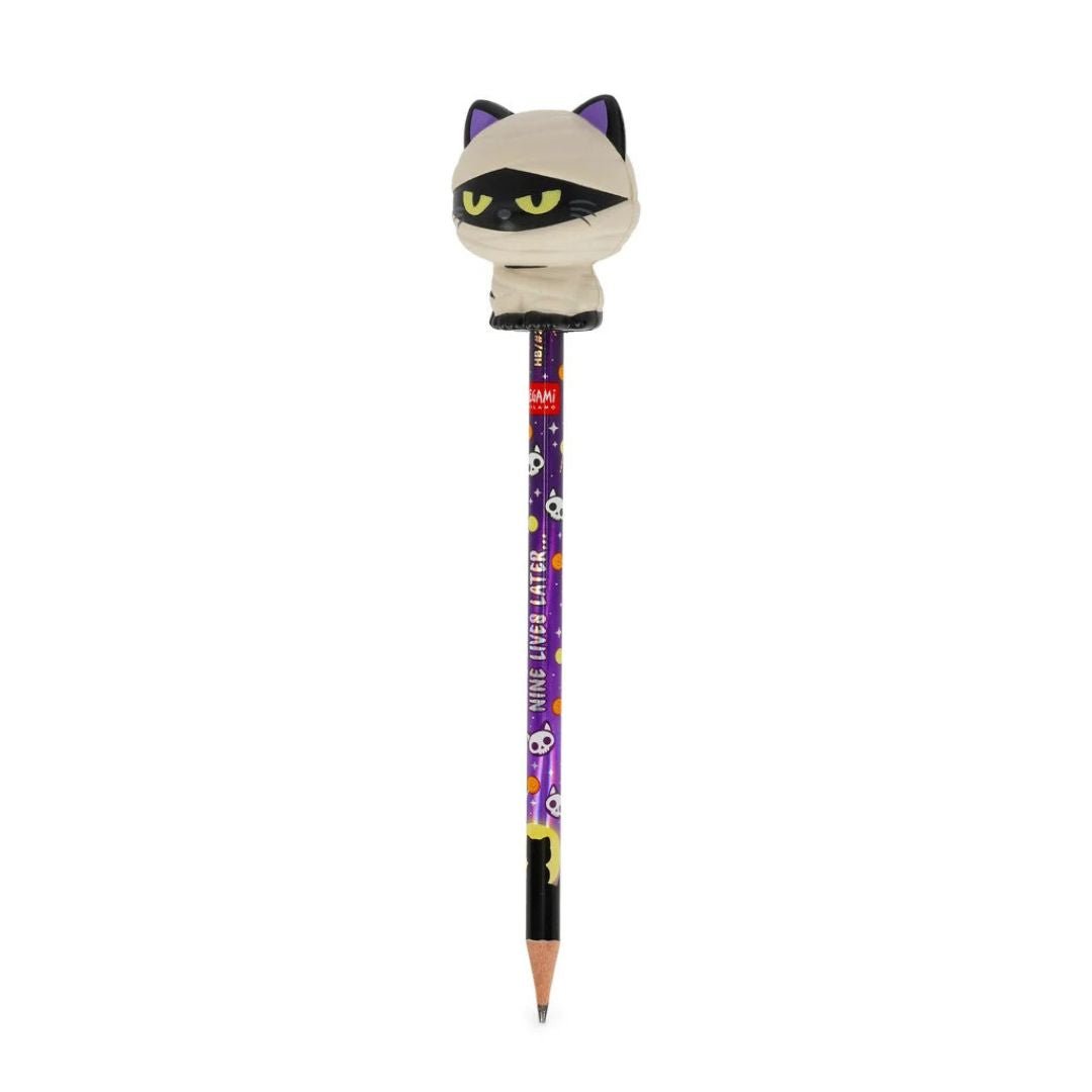 Legami Mummy Cat Halloween Squishy Pencil - Legami