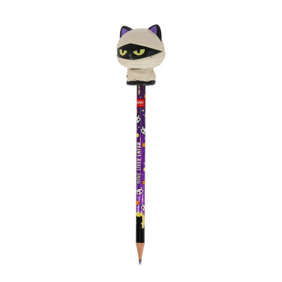 Legami Mummy Cat Halloween Squishy Pencil - Legami