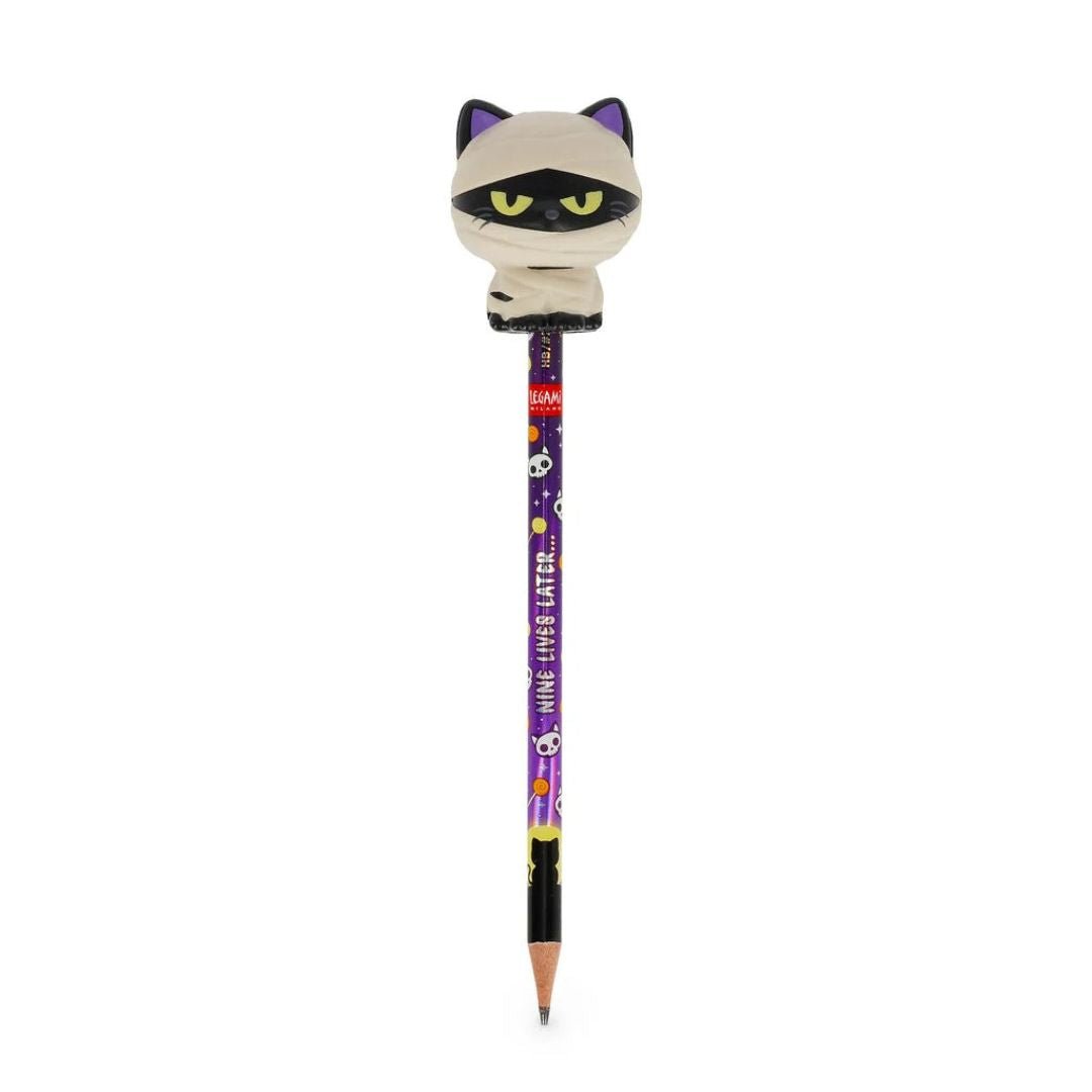 Legami Mummy Cat Halloween Squishy Pencil - Legami
