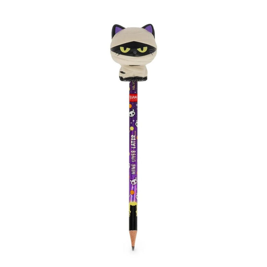 Legami Mummy Cat Halloween Squishy Pencil - Legami